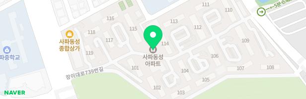 동성아파트 111동 놀이터 지도 이미지
