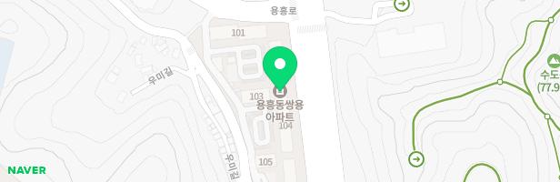 쌍용아파트 106동 옆 놀이터 지도 이미지