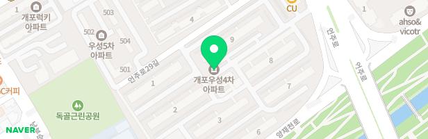 개포4차우성아파트 5동 놀이터 지도 이미지