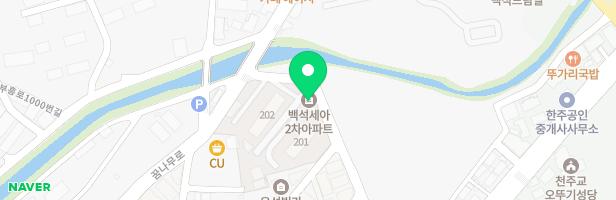 양주 세아2차 아파트 놀이터 지도 이미지