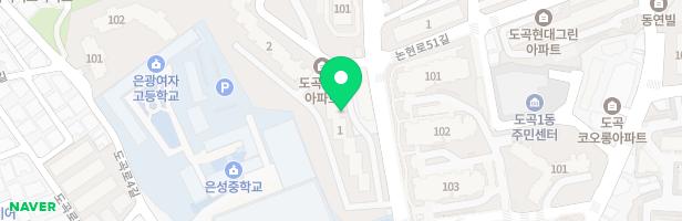 우성아파트 2동 옆 놀이터 지도 이미지