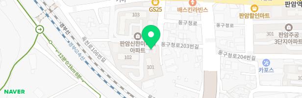 미리내아파트 102동 놀이터 지도 이미지