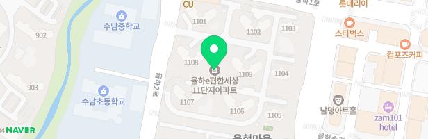 e-편한세상아파트 유아놀이터(율하리 1405) 지도 이미지