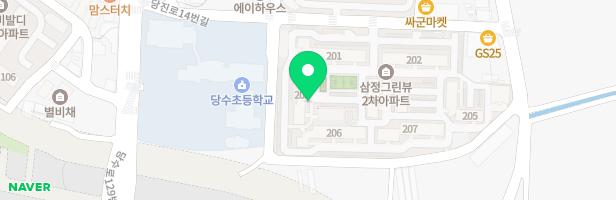 삼정APT 203동 지도 이미지