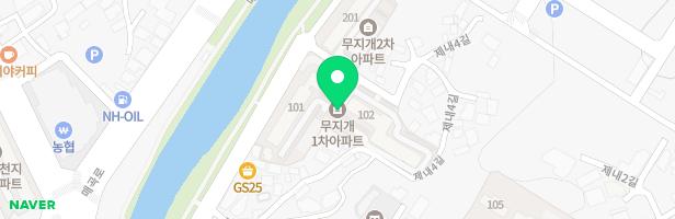 무지개1차아파트 어린이놀이시설 지도 이미지