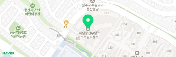 우남퍼스트빌리젠트 어린이놀이터 지도 이미지