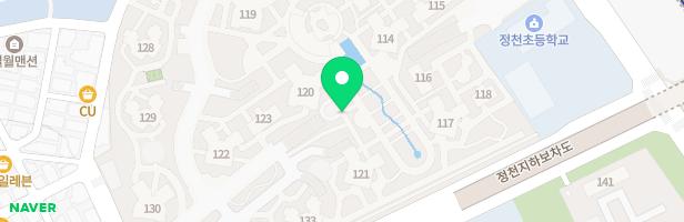 화서역푸르지오더에듀포레 아파트 120동 전면 디노놀이터 지도 이미지