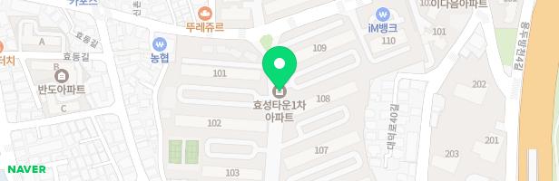 효성타운 2놀이터 지도 이미지