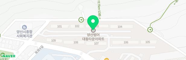 범어대동타운아파트 105동놀이터 지도 이미지