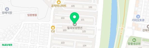 칠곡보성맨션 놀이터 지도 이미지