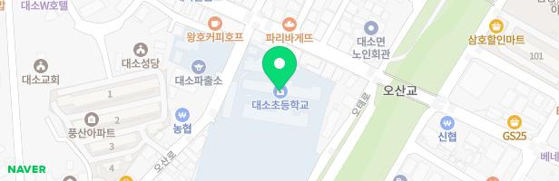 대소초등학교 운동장 놀이터 지도 이미지