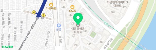 이문쌍용아파트 어린이놀이시설1(정문앞) 지도 이미지