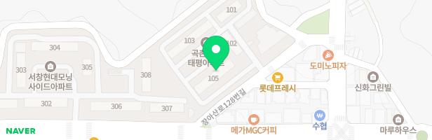 태평1차아파트 105동 앞 놀이터 지도 이미지