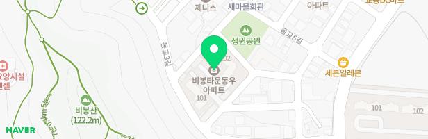 동우비봉타운 놀이터(조합1, 흔들2만 검사) 지도 이미지