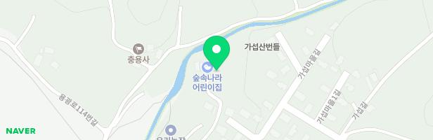 숲속나라어린이집 놀이터 지도 이미지