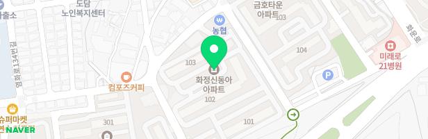화정동 신동아파트 102동앞놀이터 지도 이미지