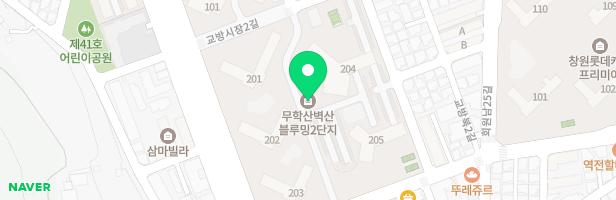 무학산벽산블루밍2단지아파트 2놀이터 지도 이미지