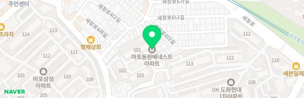 동원베네스트 (101동 앞) 지도 이미지