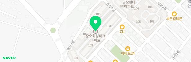 숭오화성파크 놀이터 지도 이미지