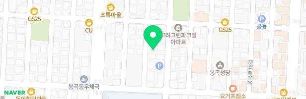 구미봉곡초등학교 병설유치원 어린이놀이시설 지도 이미지