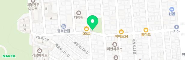 개웅상상어린이공원 놀이터 지도 이미지
