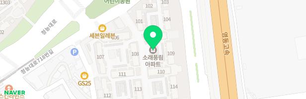 소래마을풍림아파트 112동 놀이터 지도 이미지