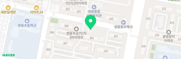 노을공원(구 봉서공원) 지도 이미지