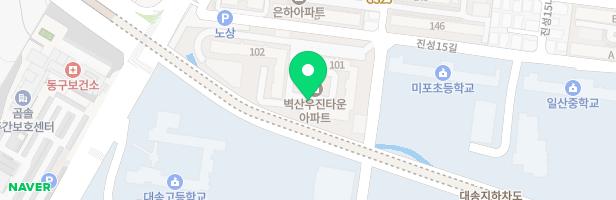 벽산우진아파트 어린이 놀이터 지도 이미지
