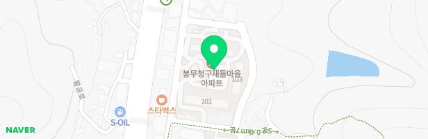 봉무청구새들마을 지도 이미지