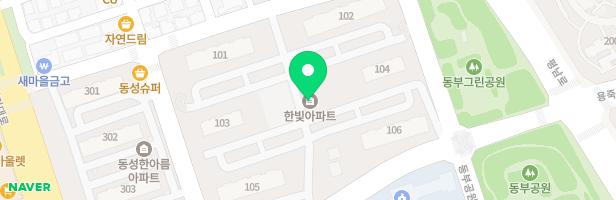 평택한빛아파트 103동 옆 북측 어린이놀이터 지도 이미지
