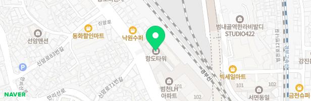 항도타워아파트 놀이터 지도 이미지