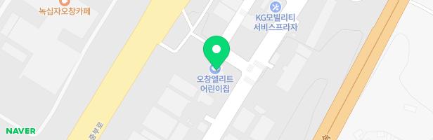 오창엘리트어린이집 놀이터 지도 이미지