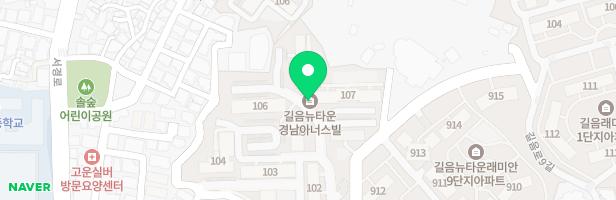 [정릉1동]경남아파트 108동 지도 이미지