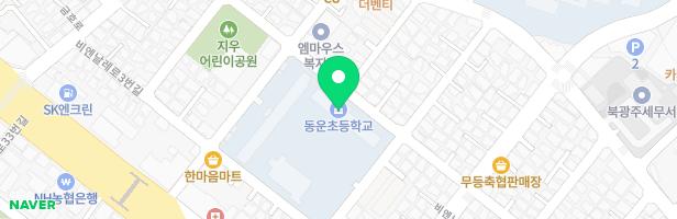 광주동운초등학교 놀이터 지도 이미지