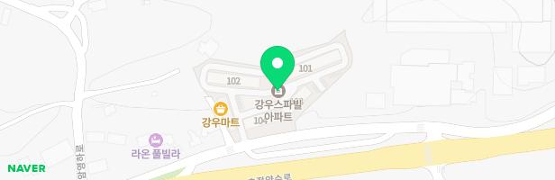 강우스파빌아파트내 놀이터 지도 이미지