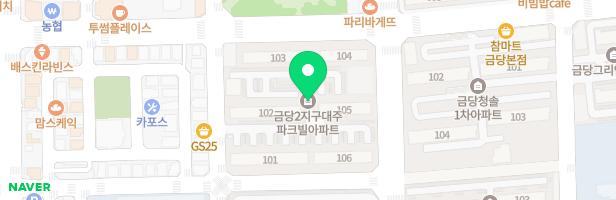 금당 대주파크빌아파트 놀이터 지도 이미지