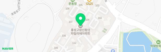 신동아아파트 101동, 102동 앞 놀이터 지도 이미지