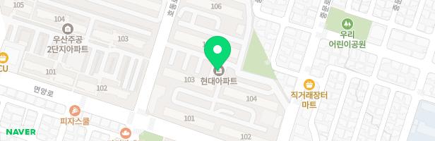 우산동현대아파트(놀이터1_104동) 지도 이미지