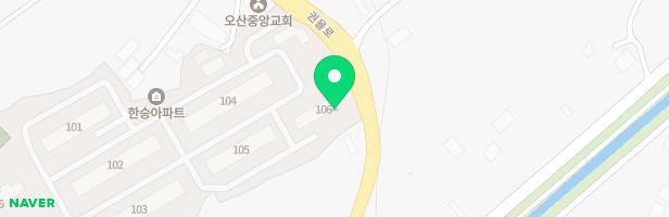 한승미메이드아파트 106동 앞 놀이터 지도 이미지