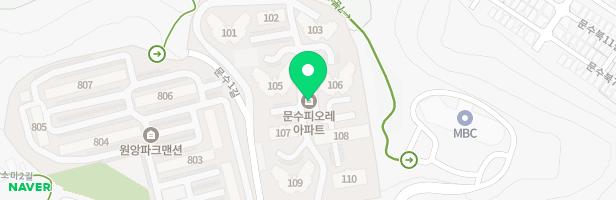 피오레아파트 105동 앞 놀이터 지도 이미지