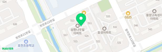 삼환나우빌아파트 관리실 옆 놀이터 지도 이미지