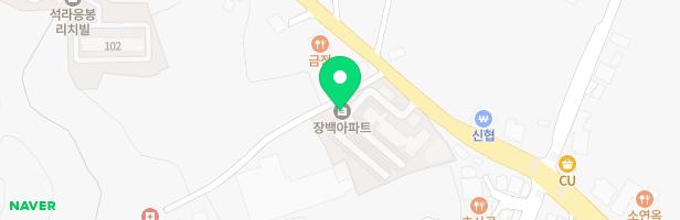 응봉장백아파트 놀이터 지도 이미지