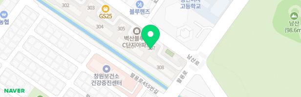 원풍벽산C단지아파트 307동놀이터 지도 이미지