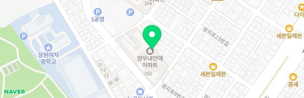 양우내안에아파트 놀이터 지도 이미지