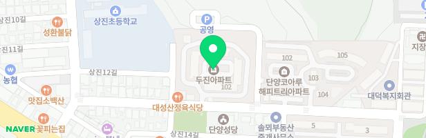 단양두진아파트 101동-102동 사이 뒤편 놀이터 지도 이미지