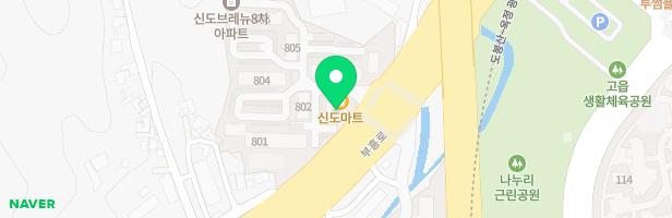 신도브래뉴8차아파트 801동 앞 놀이터 지도 이미지