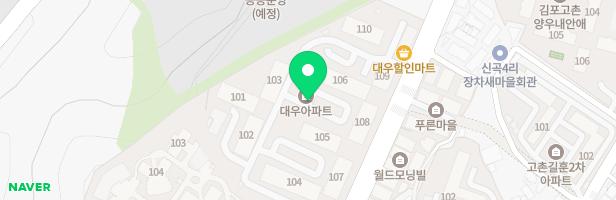 대우아파트 105동 놀이터 지도 이미지