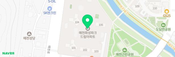 매천화성파크드림 106동 유아놀이터1 지도 이미지