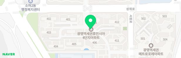 역세권휴먼시아4단지 놀이터(402동~3동) 지도 이미지