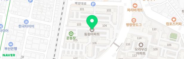 모라동원타운 놀이터 지도 이미지